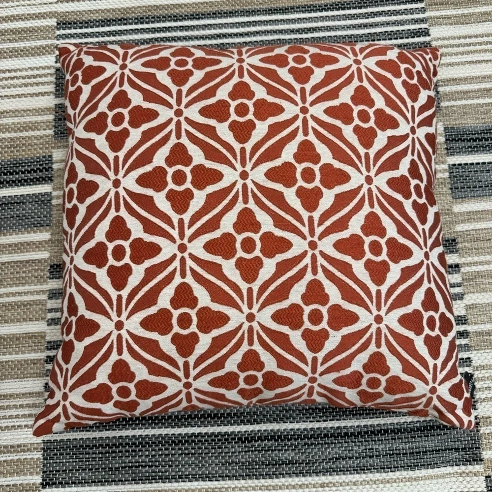 Rodeo Home Printed Decorative Square Pillow